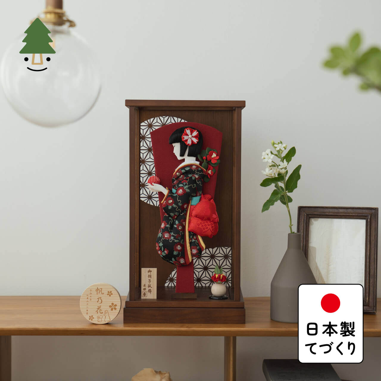 ことのかほり羽子板 つばき Bケース