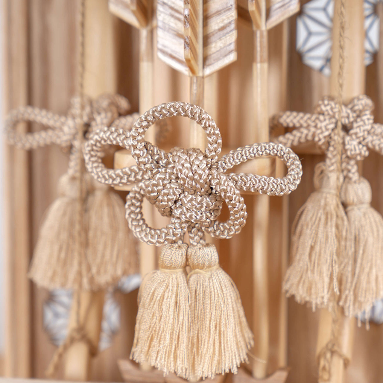 ことの木製破魔弓 麻の葉 Nケース