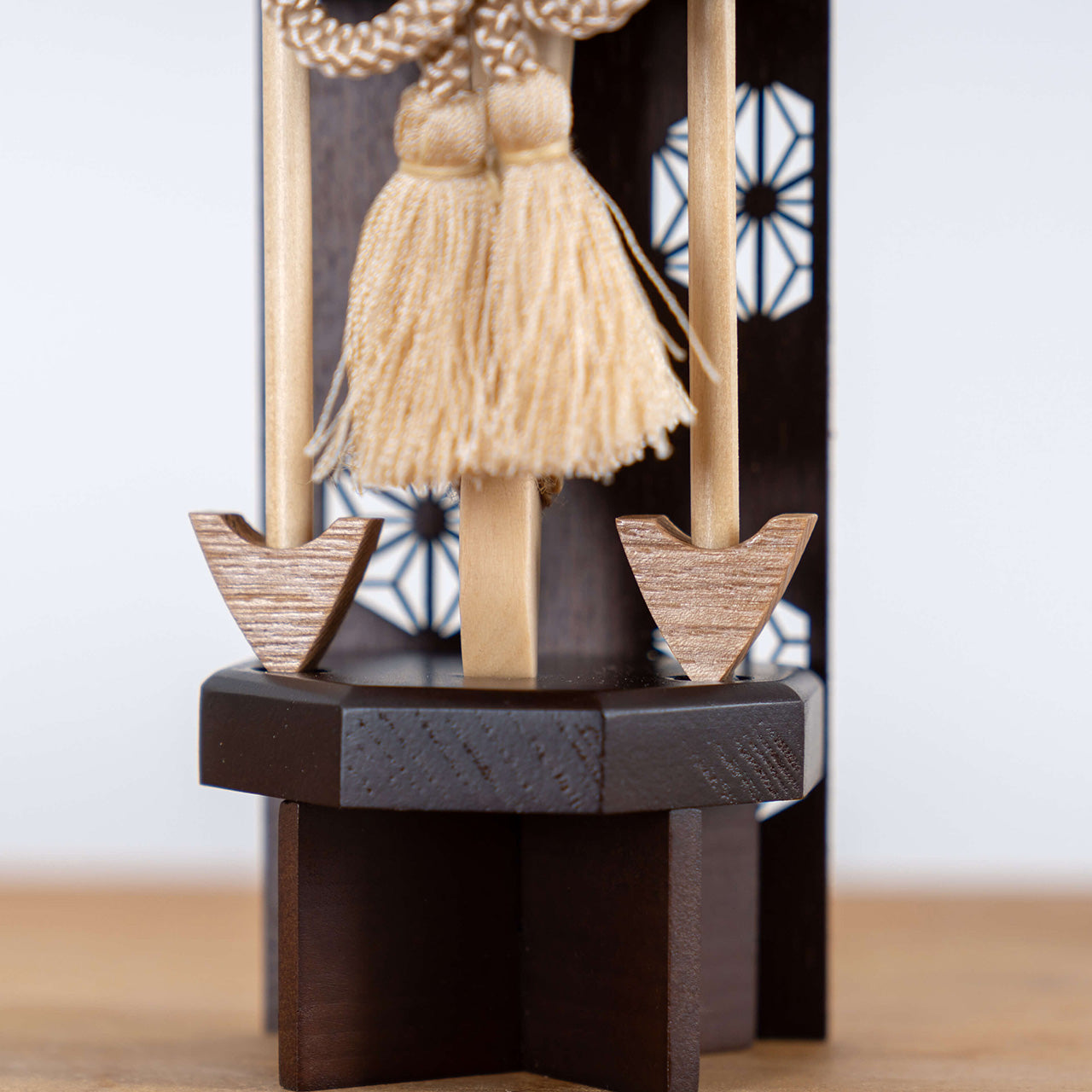 ことの木製破魔弓 麻の葉 B出し飾り