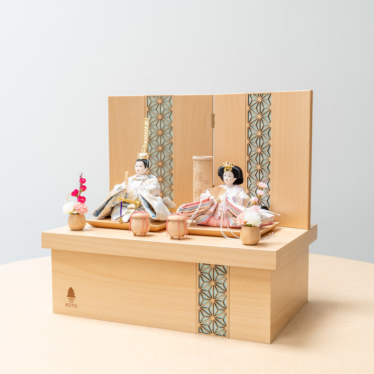 ことのひな人形 そら 麻の葉 収納