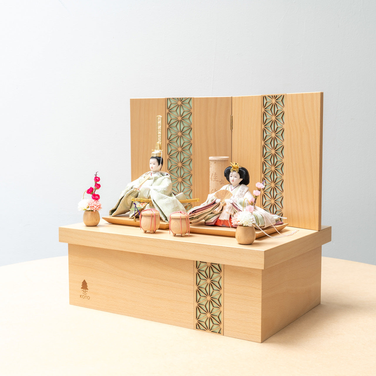 ことのひな人形 このは 麻の葉 収納