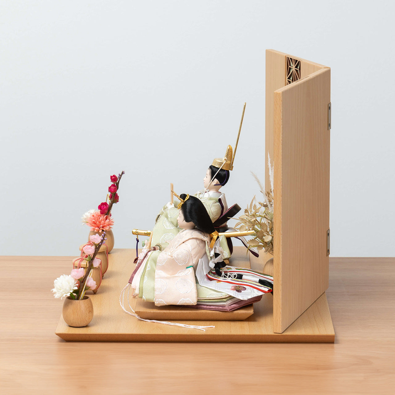 ことのひな人形 このは 麻の葉 平台 立花P付