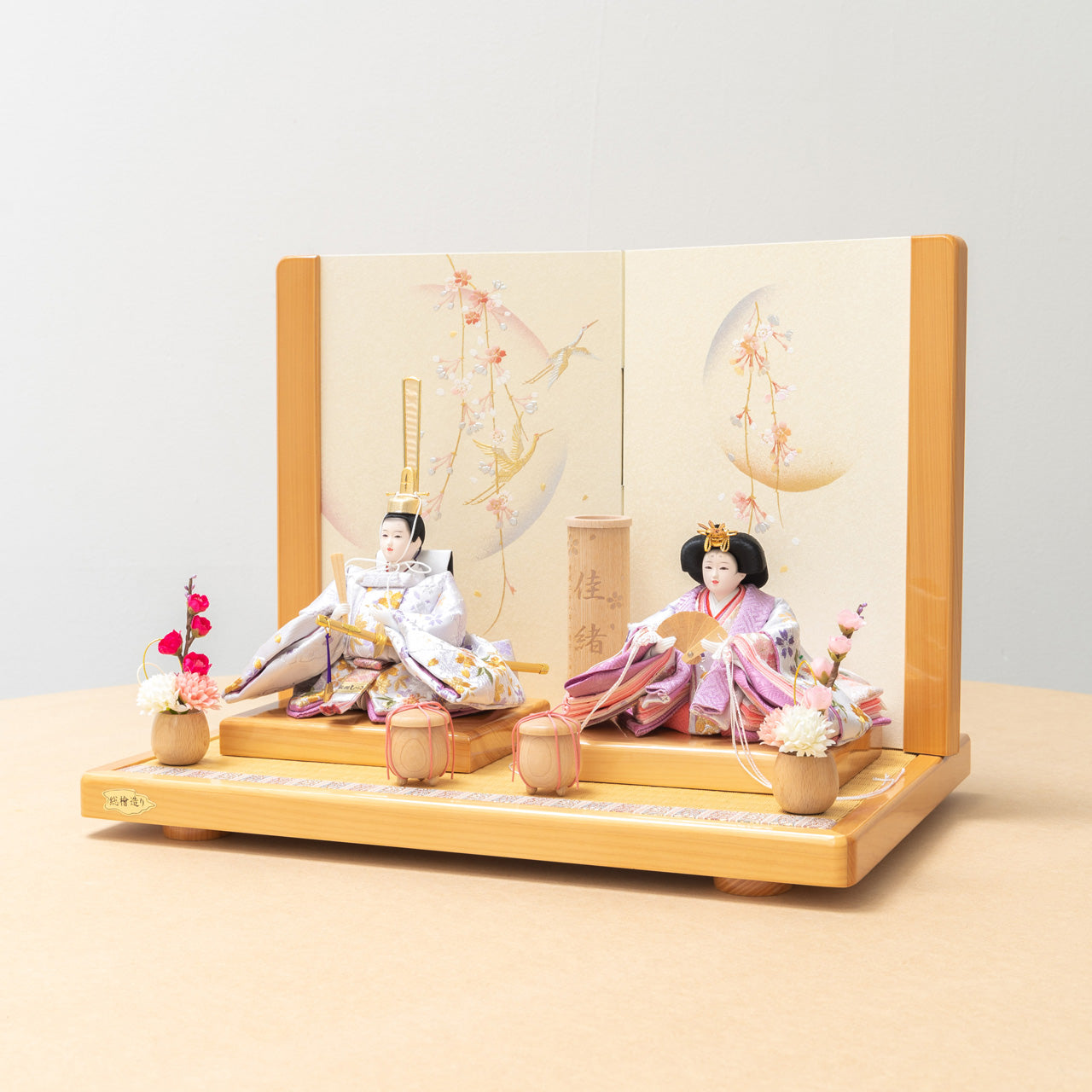 【早割】ことのひな人形 はな ひのき 平台