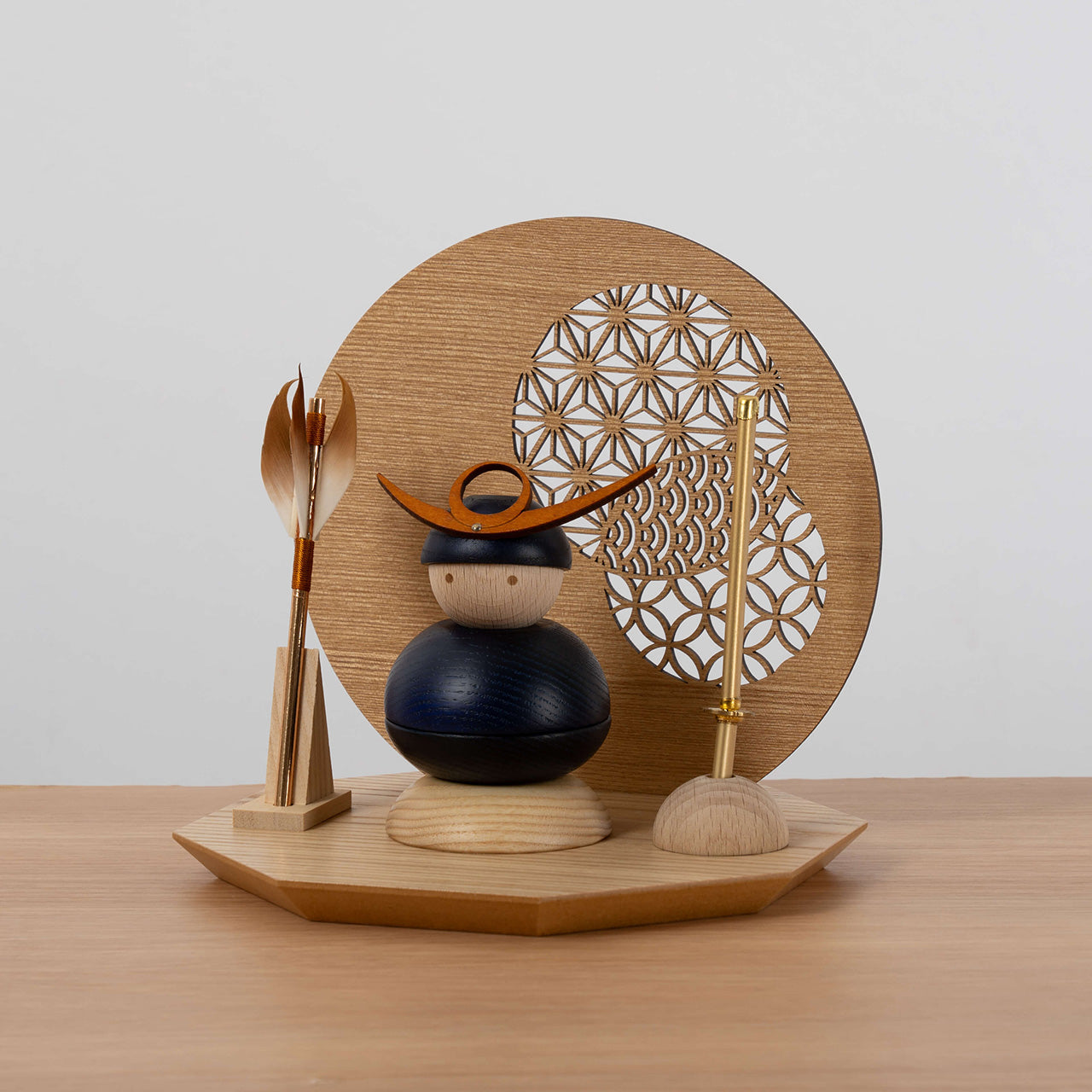 ことの木製鎧 上杉謙信 衝立N えにし