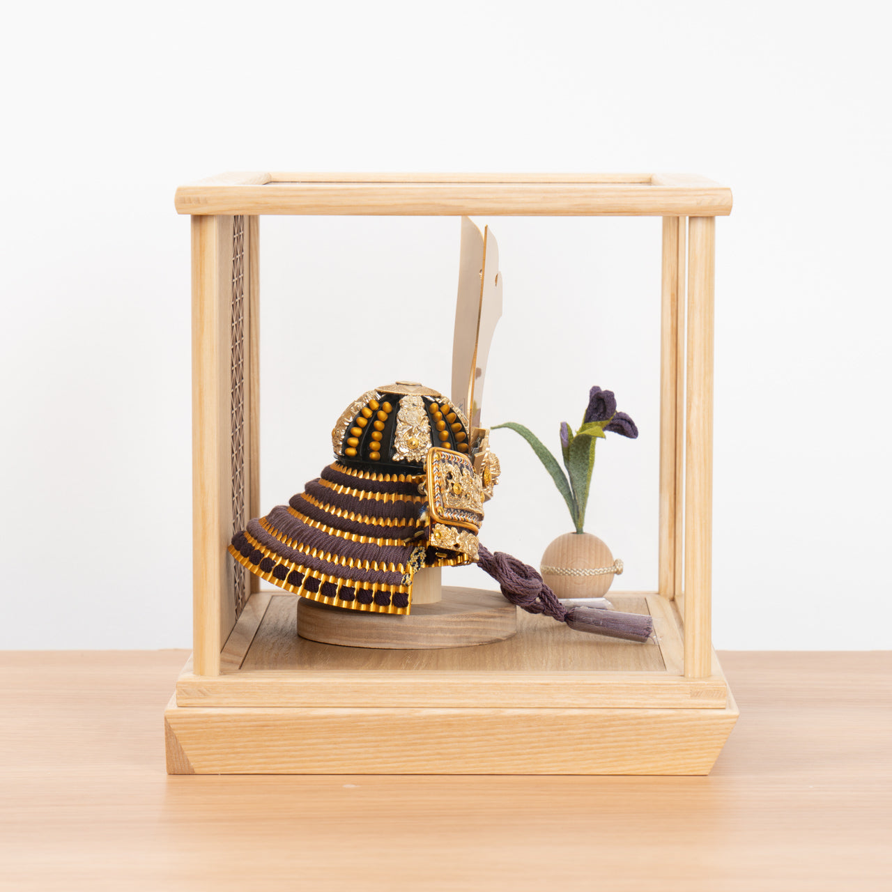 KOTO×悠雅コラボ兜 金大鍬 麻の葉 Nケース