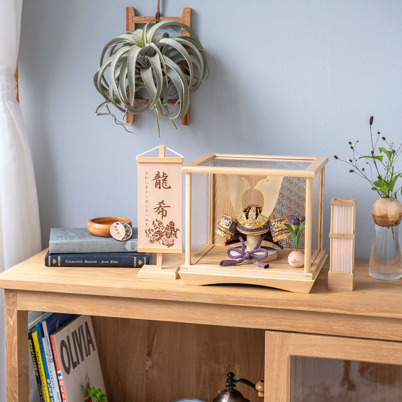 KOTO×悠雅コラボ兜 金大鍬 麻の葉 Nケース