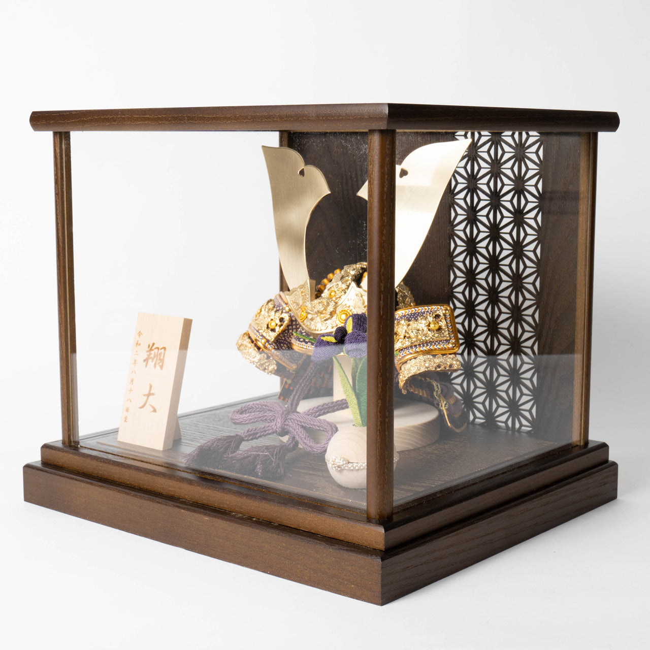 KOTO×悠雅コラボ兜 金大鍬 麻の葉 Bケース