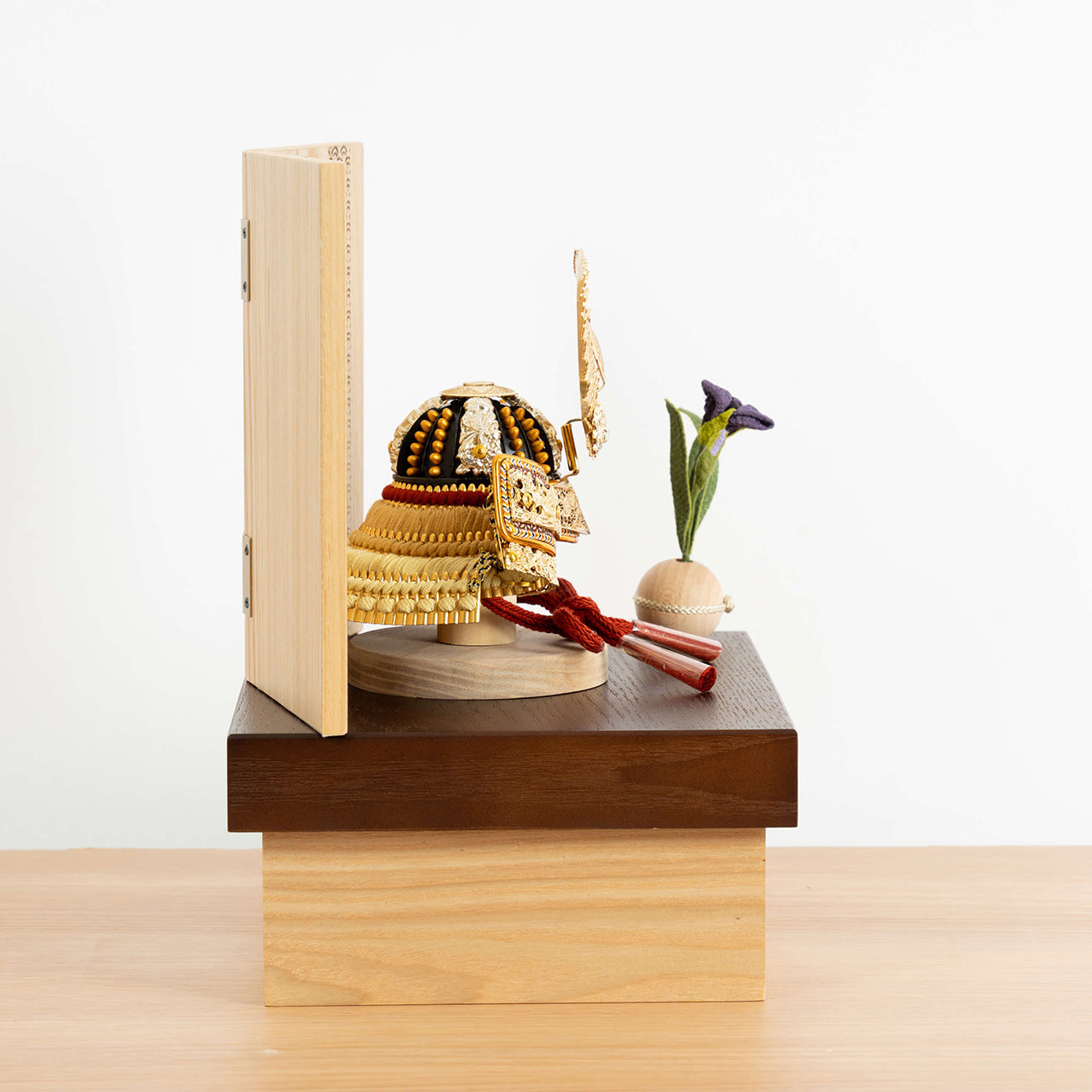 KOTO×悠雅コラボ兜 徳川家康 青海波 NB収納