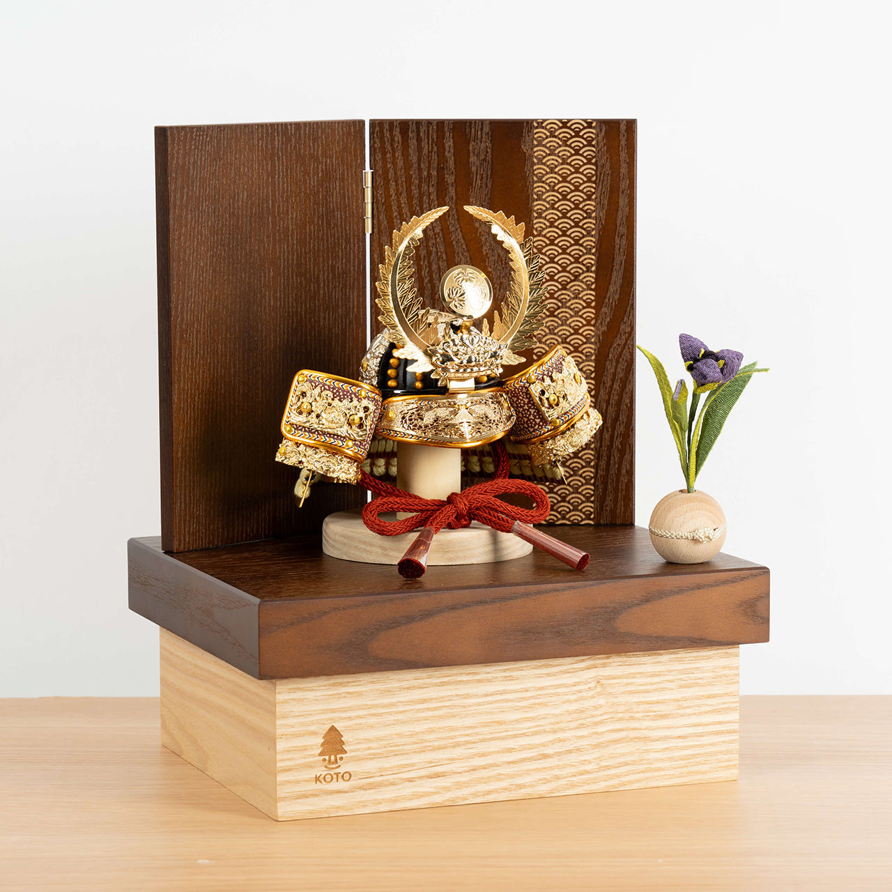 KOTO×悠雅コラボ兜 徳川家康 青海波 BB収納