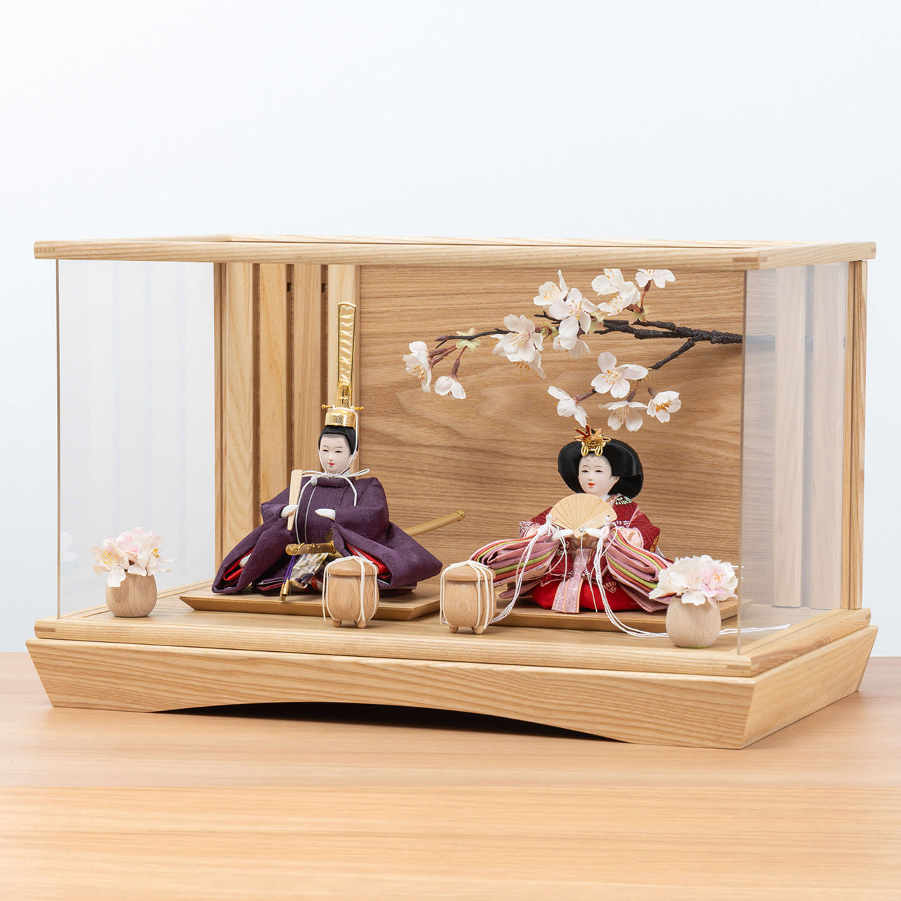 ことのひな人形 あかね 桜円ケース