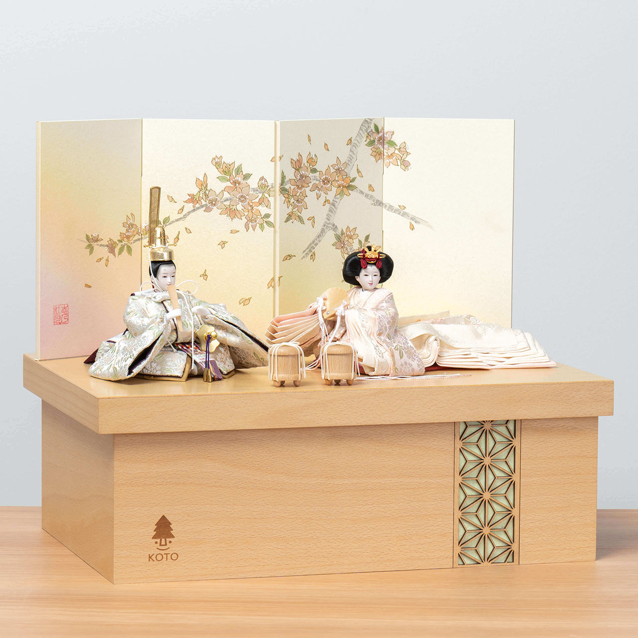 【早割】ことの平安ひな このは 手描桜収納