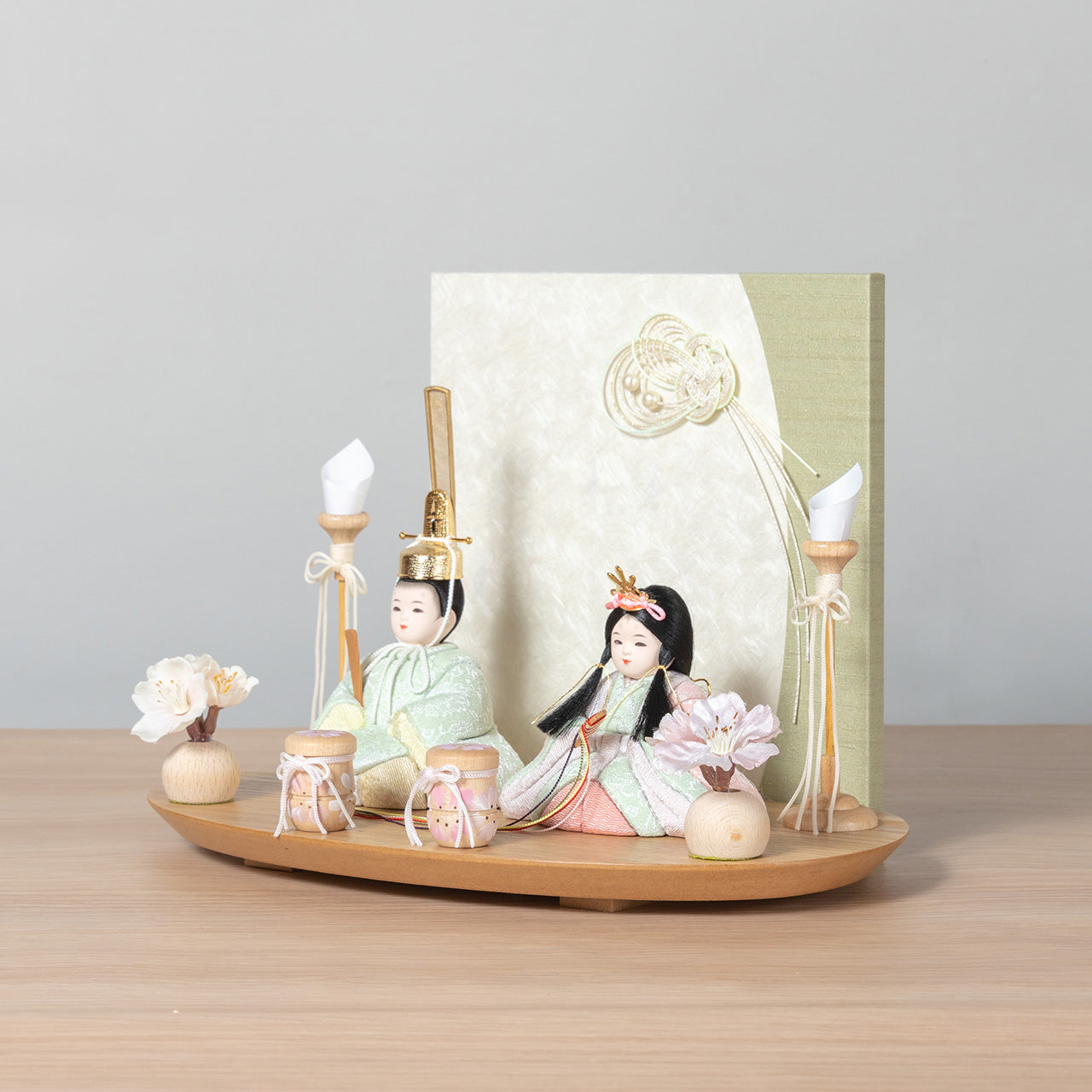 ことの木目込ひな このは 水引衝立