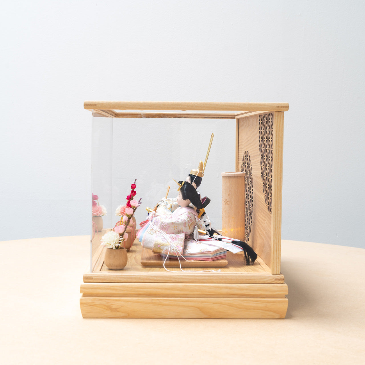 【早割】ことのひな人形 そら 麻の葉 和ケース