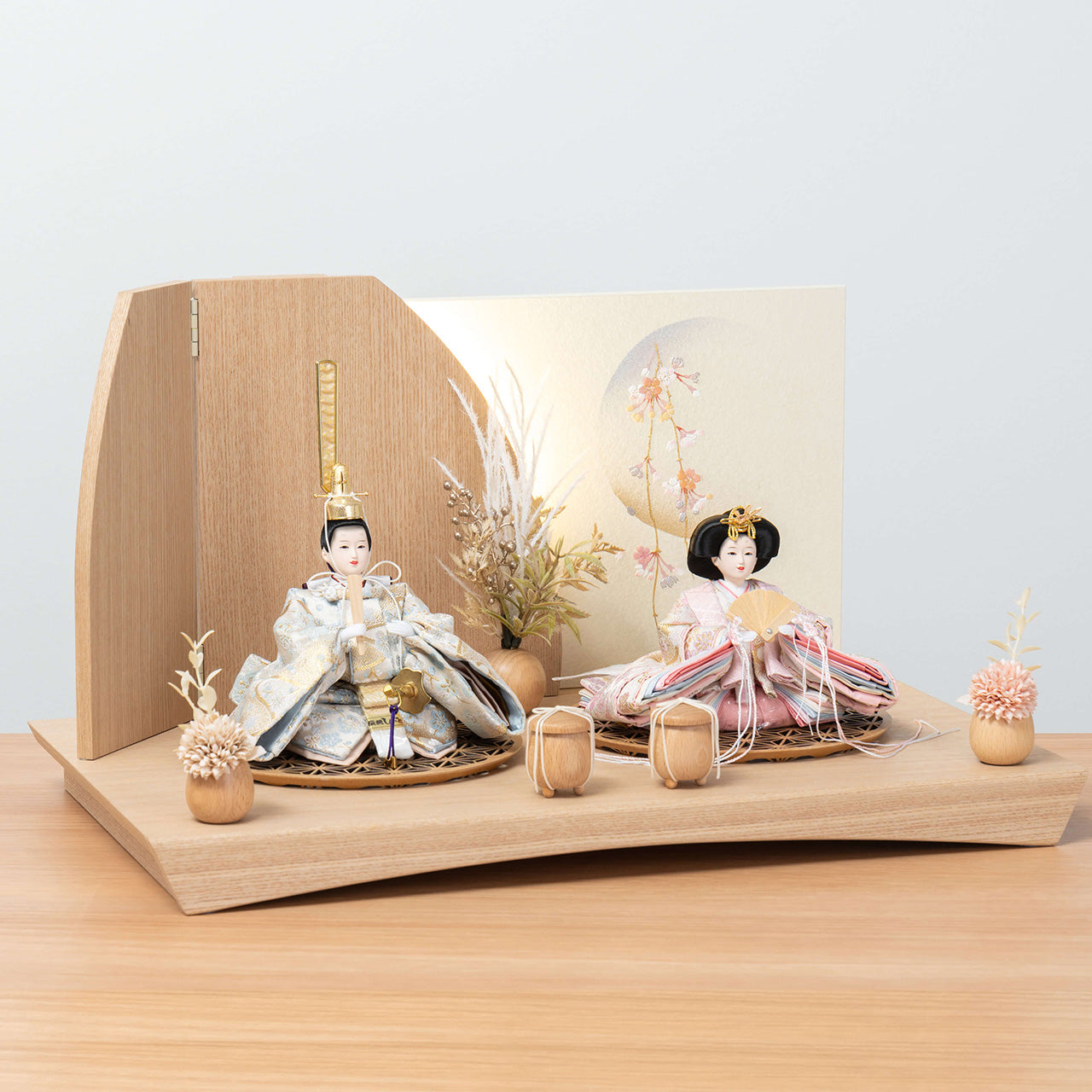 【早割】ことのひな人形 そら 灯平台 立花B付