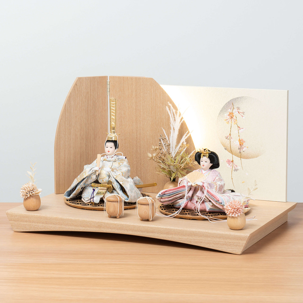 【早割】ことのひな人形 そら 灯平台 立花B付