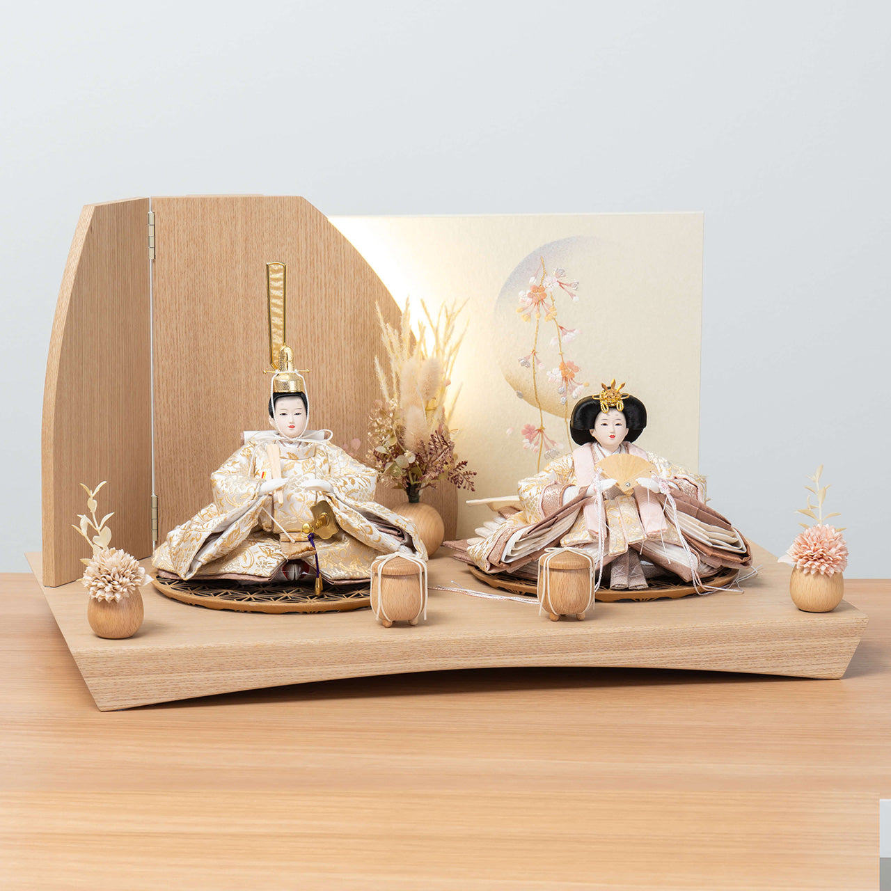 【早割】ことのひな人形 つき 灯平台 立花P付