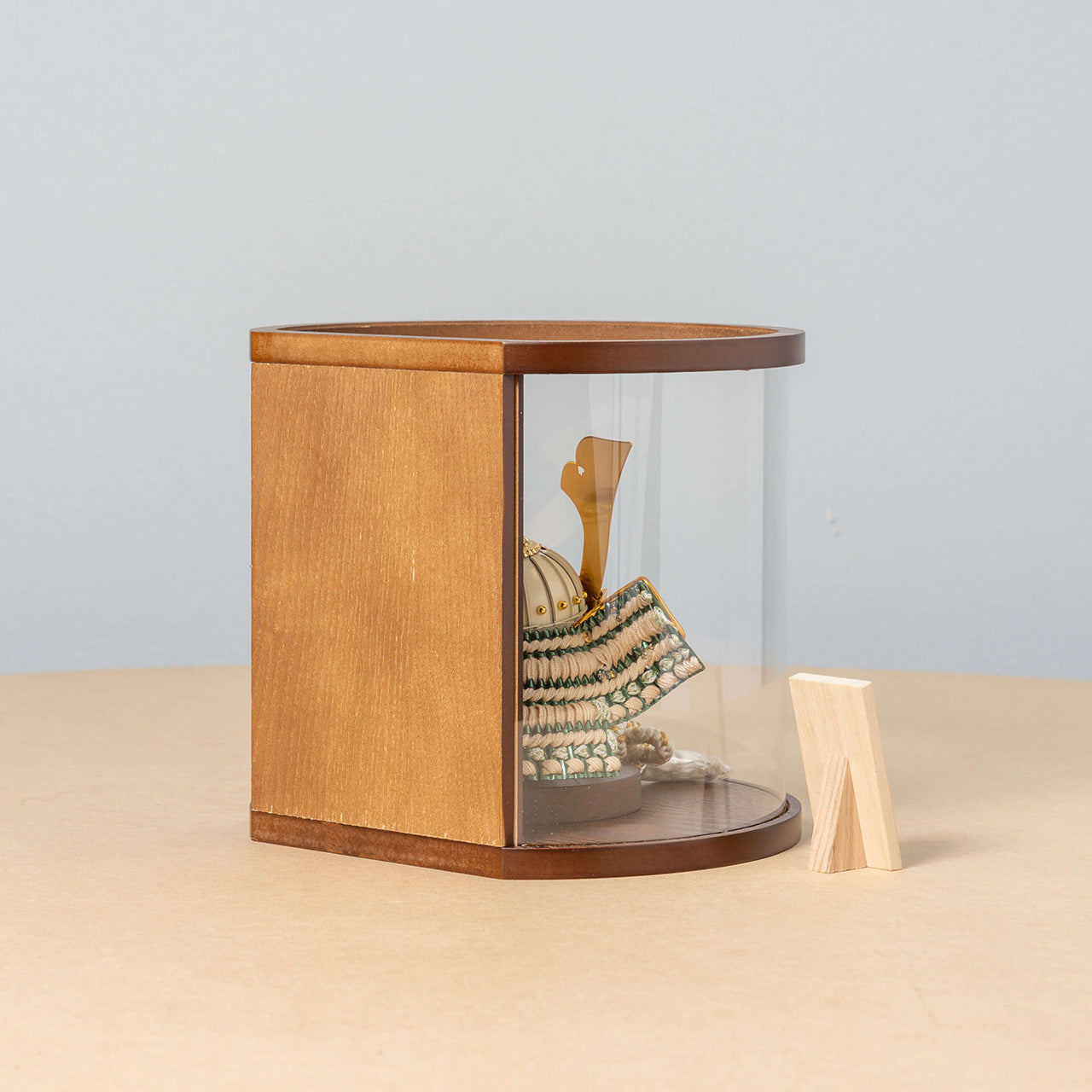 ことのオリジナル兜 だいち 円柱ケース ブラウン