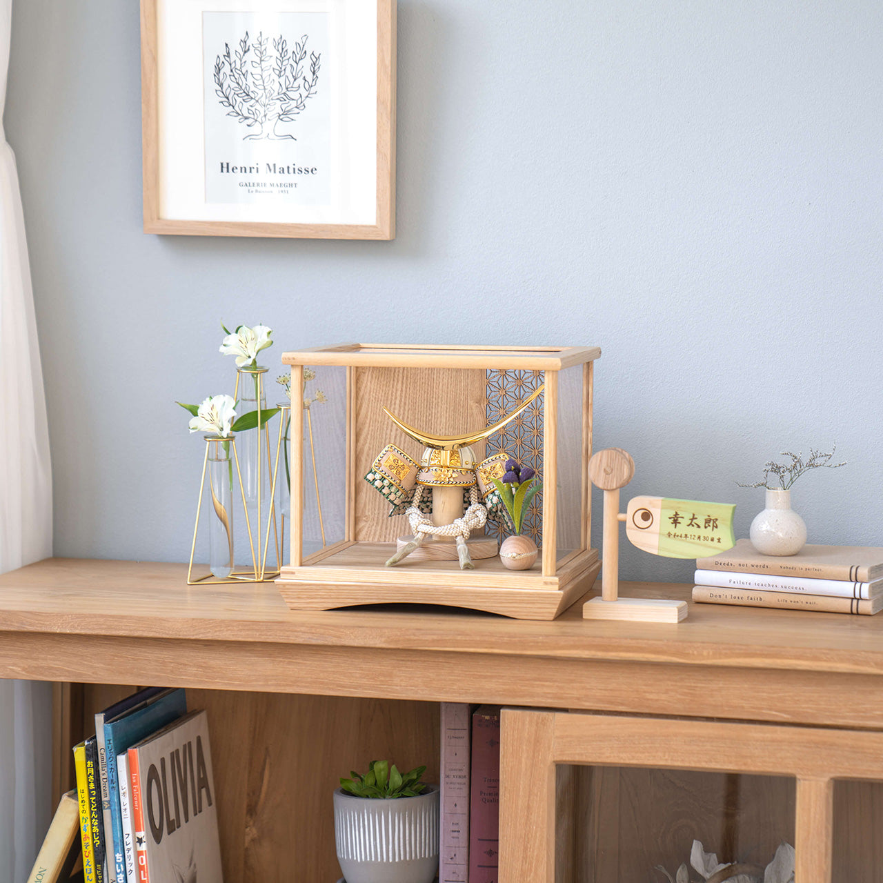 ことのオリジナル兜 伊達政宗 麻の葉 Nケース