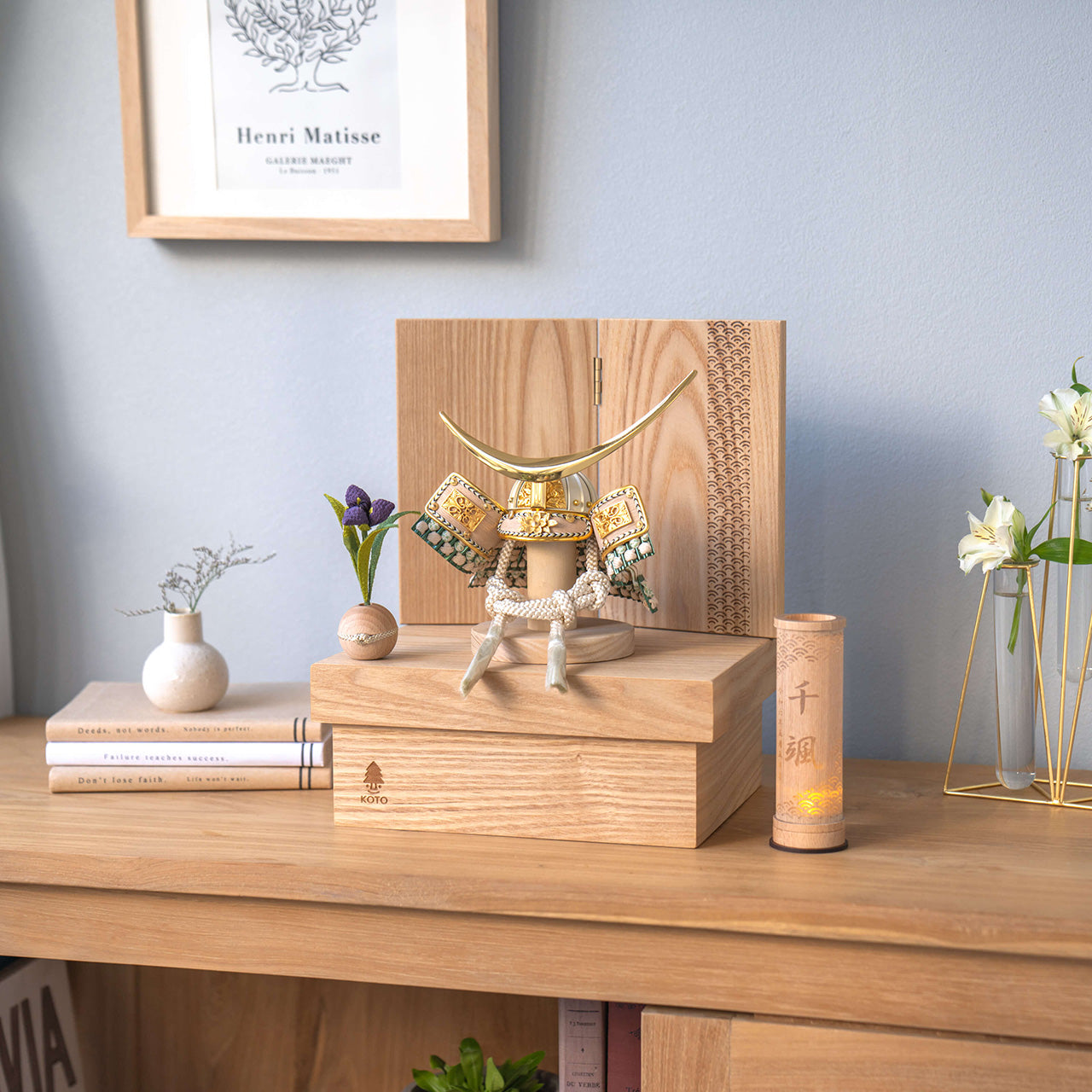 ことのオリジナル兜 伊達政宗 青海波 NN収納