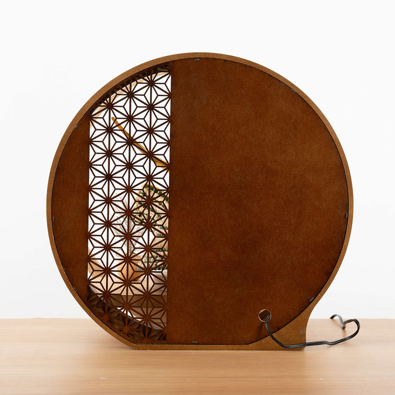 ことのオリジナル兜 伊達政宗 灯月型飾台 麻の葉