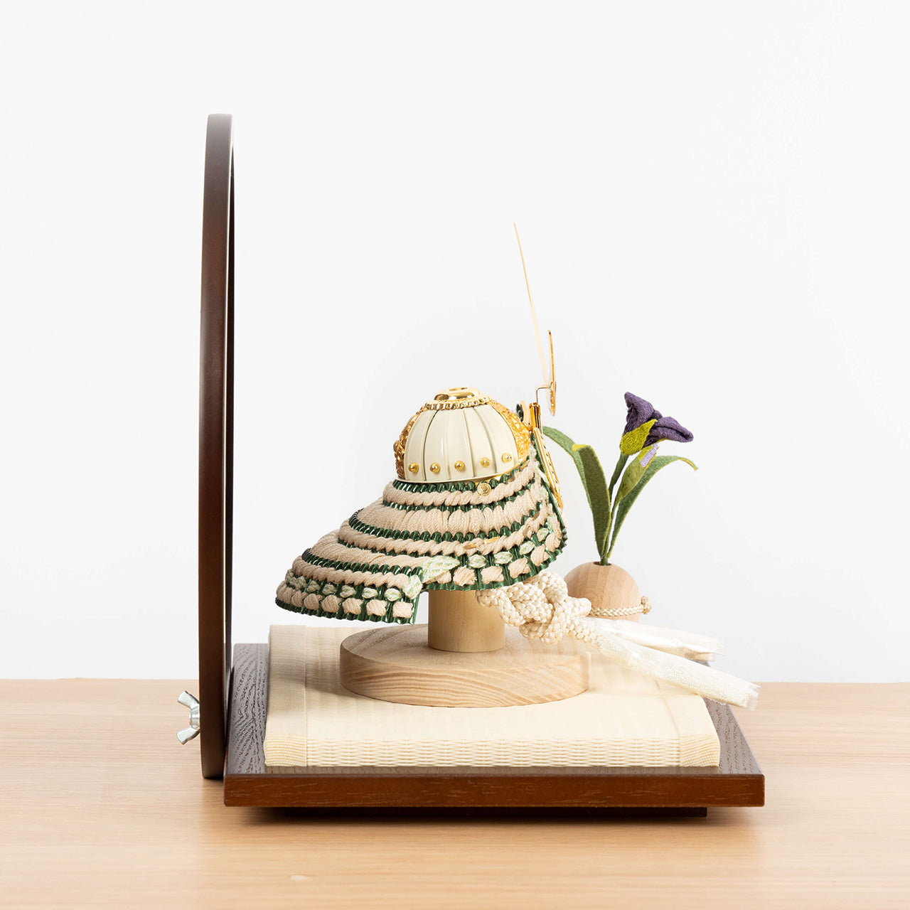 ことのオリジナル兜 伊達政宗 麻の葉 円形B衝立