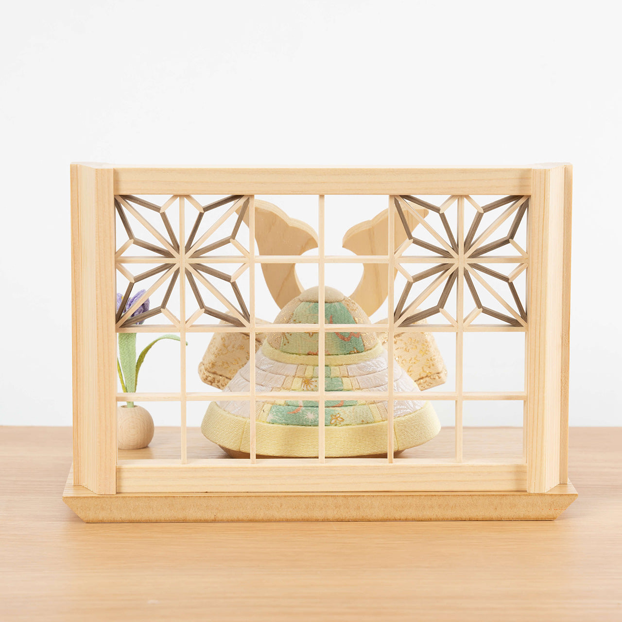 ことの木目込かぶと だいち 鍬形 組子細工 麻の葉