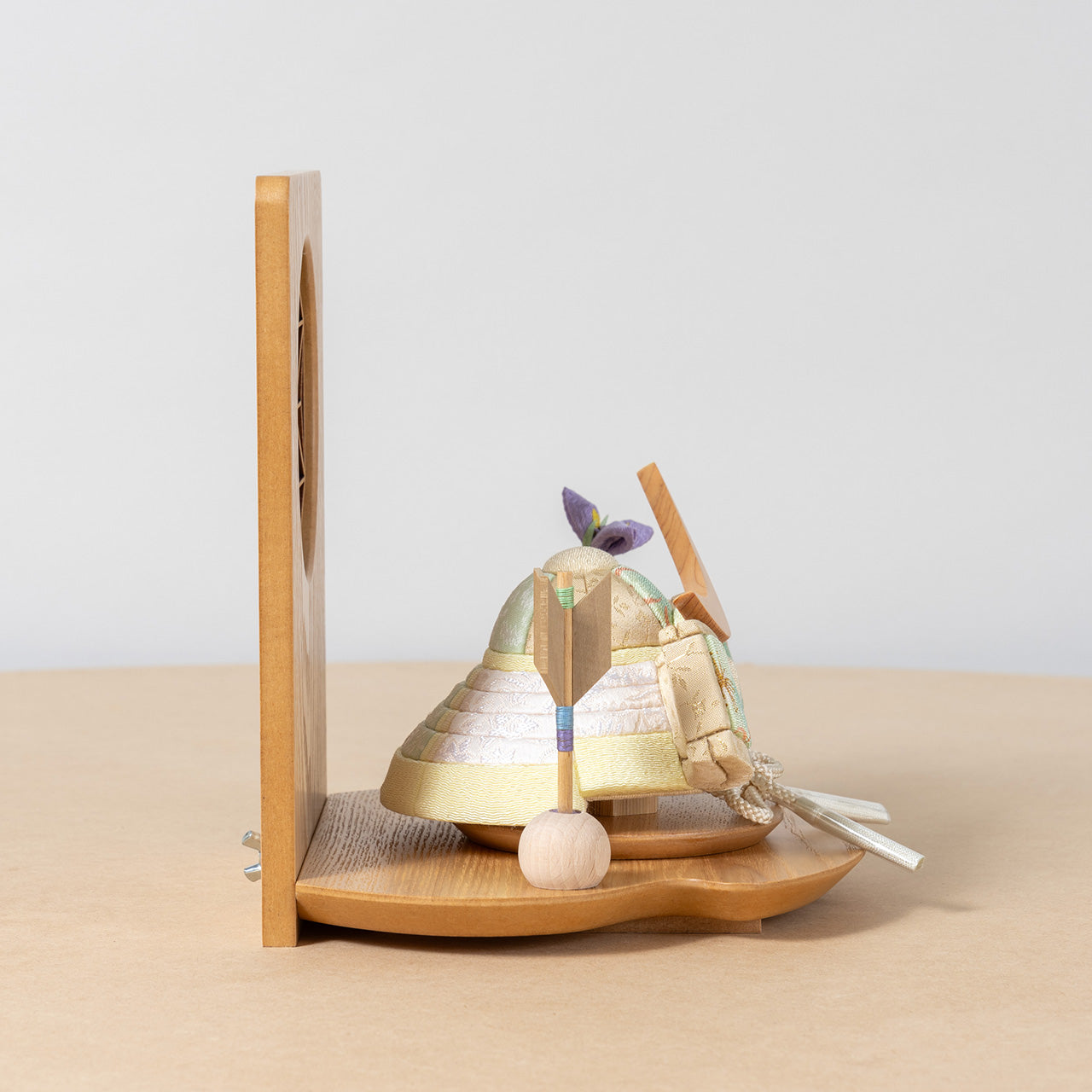 ことの木目込かぶと だいち 伊達政宗 木目衝立 麻の葉