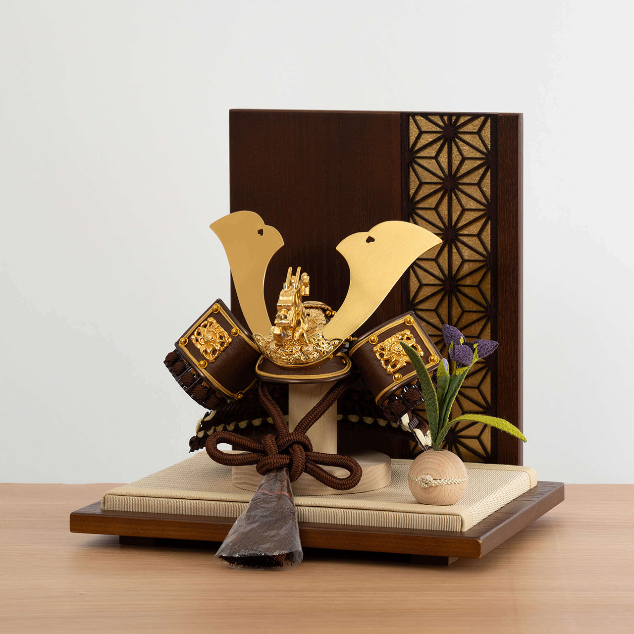 ことの兜 りゅう 麻の葉 B衝立
