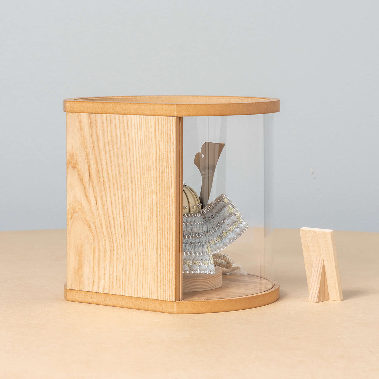 ことのオリジナル兜 そら 円柱ケース ナチュラル