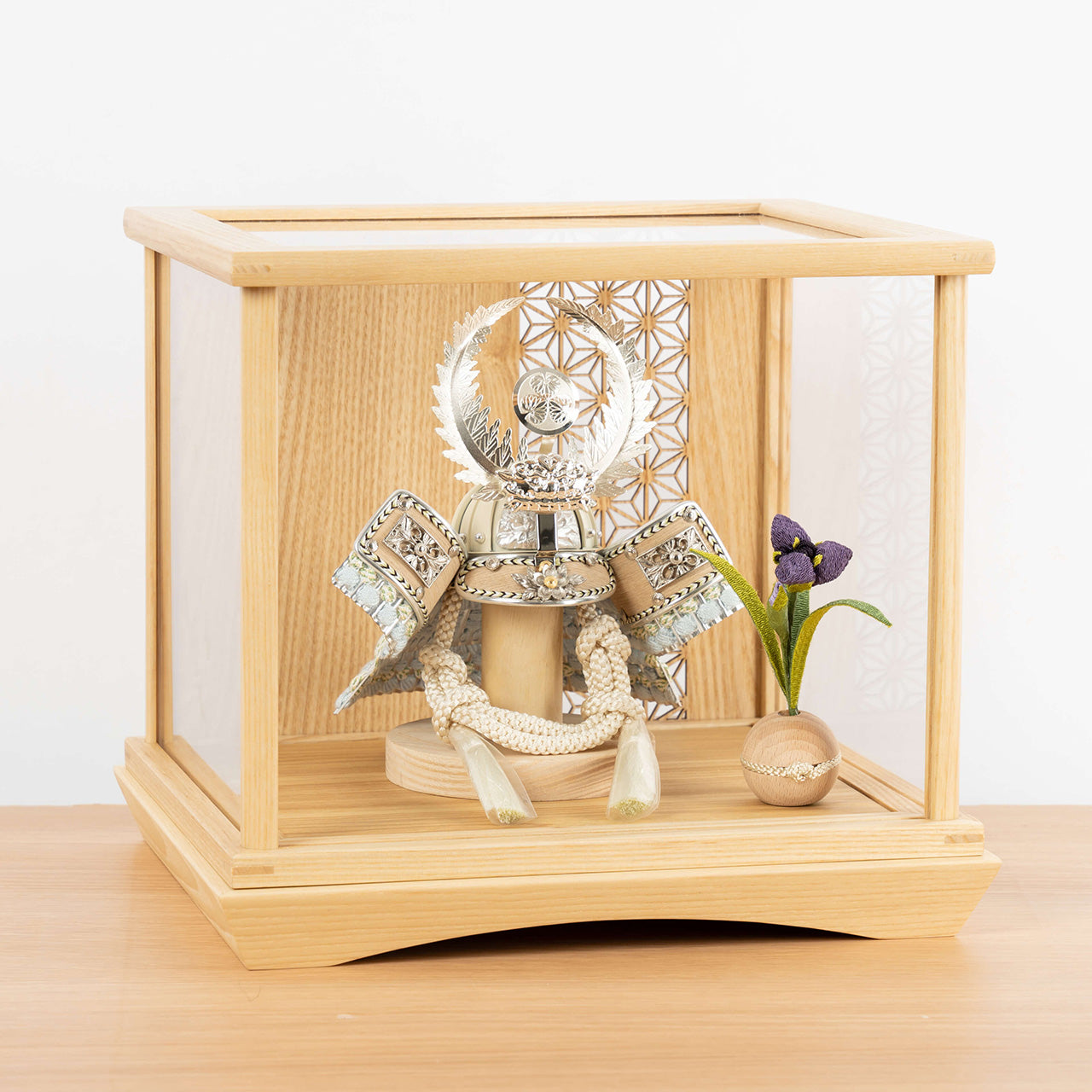 ことのオリジナル兜 徳川家康 麻の葉 Nケース