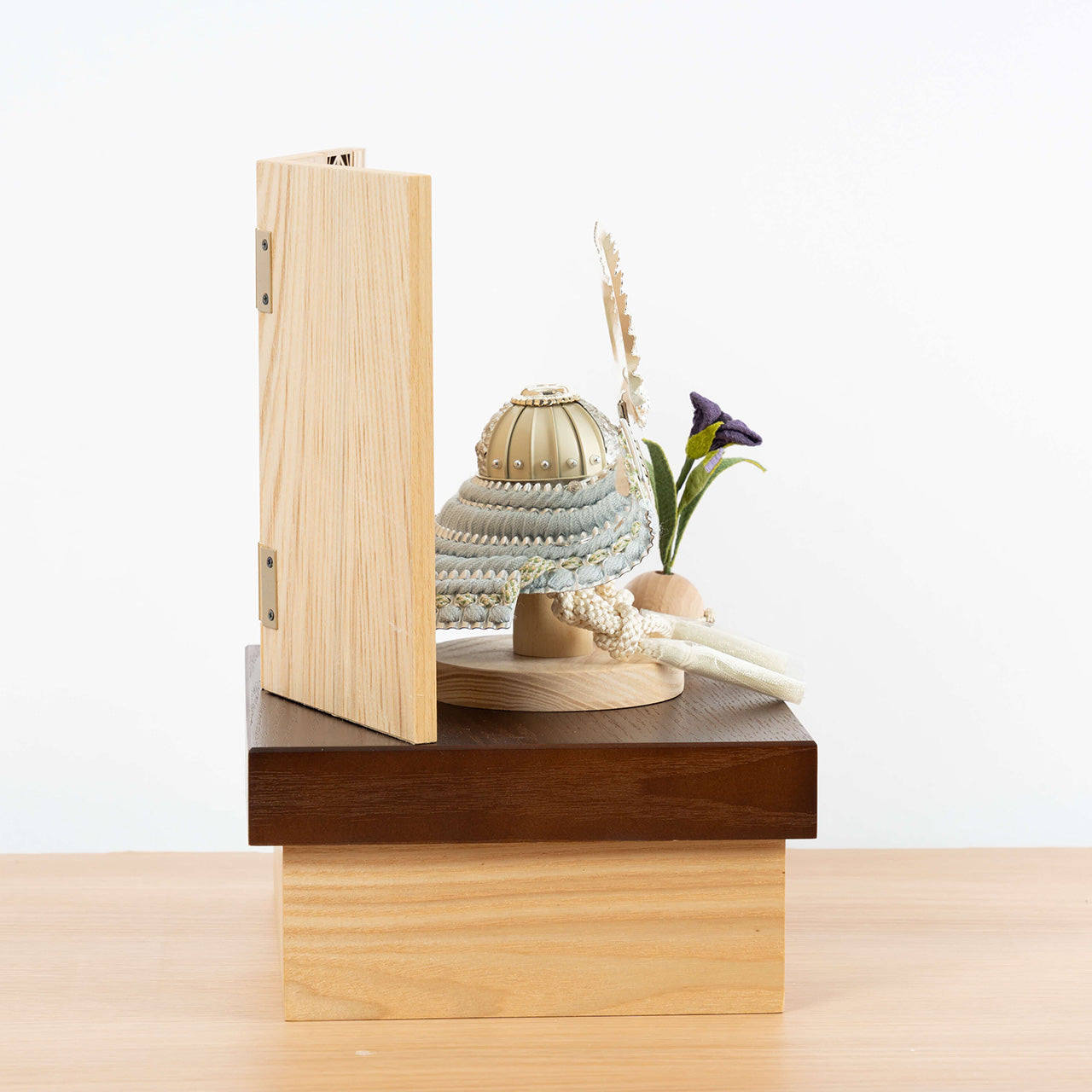 ことのオリジナル兜 徳川家康 麻の葉 NB収納