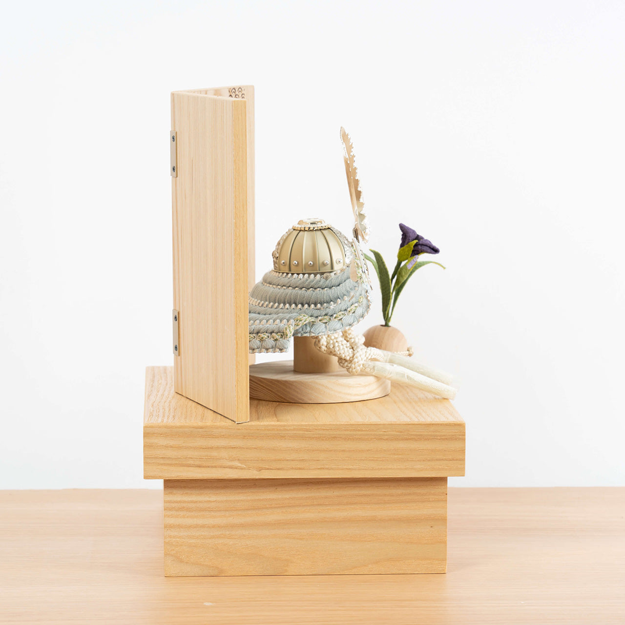 ことのオリジナル兜 徳川家康 青海波 NN収納