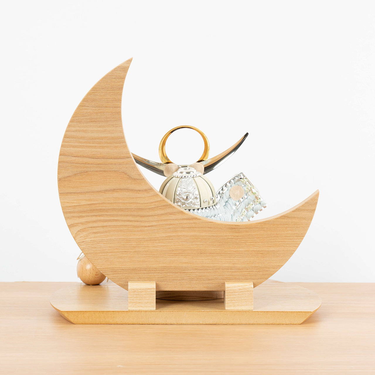 ことのオリジナル兜 上杉謙信 三日月 ナチュラル