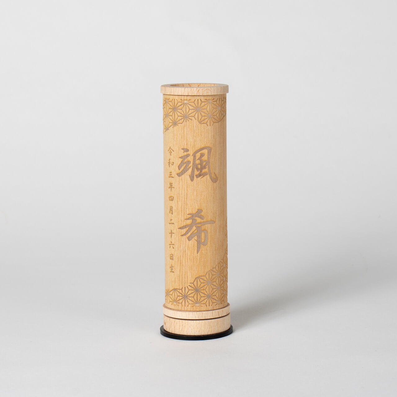 ことのオリジナル雑貨 行燈 麻の葉 14cm