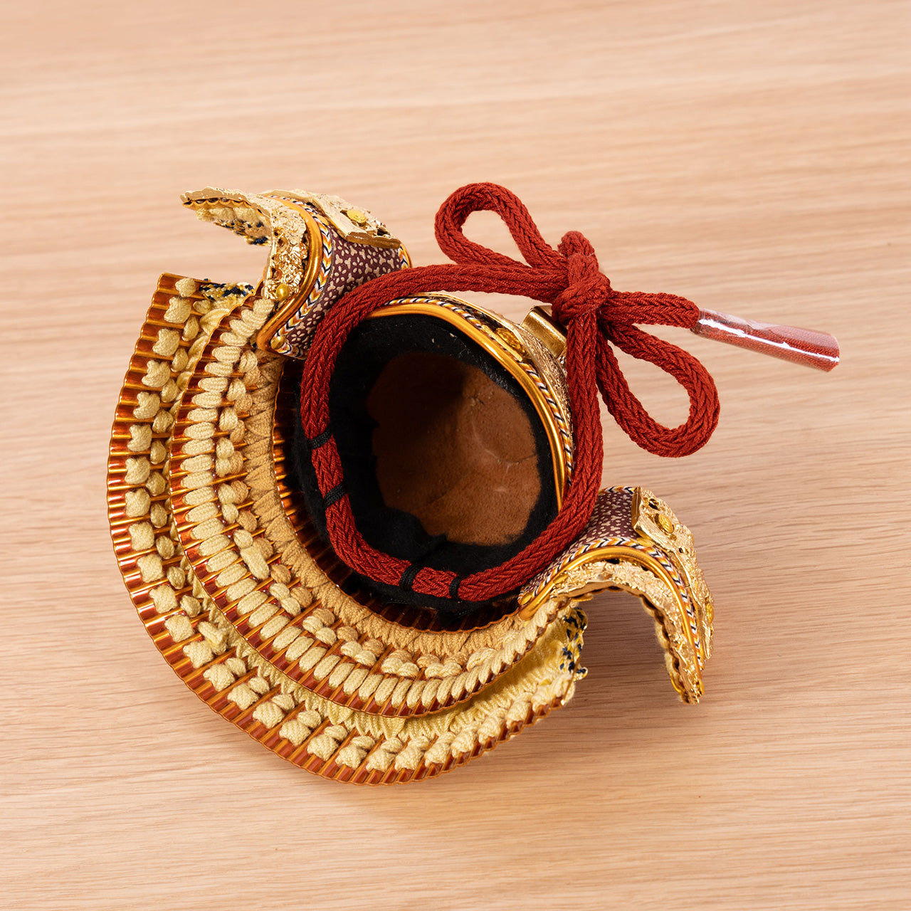 KOTO×悠雅コラボ兜 伊達政宗 麻の葉 円形N衝立