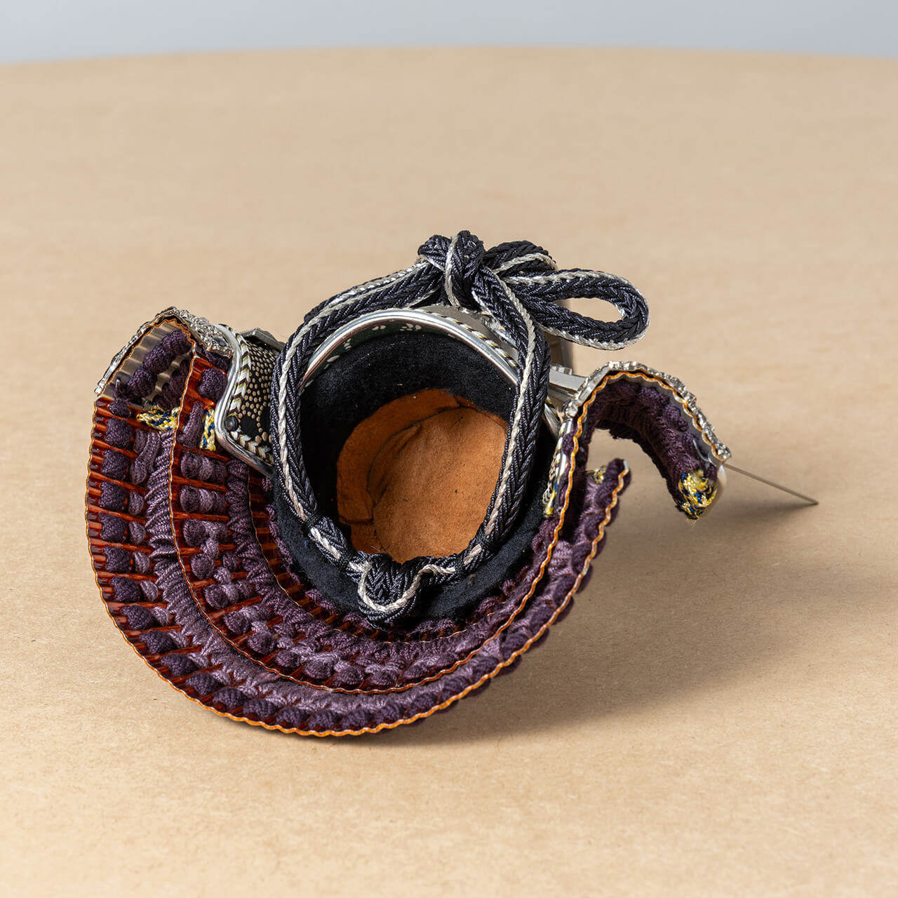 KOTO×悠雅コラボ兜 銀大鍬 麻の葉 NB収納