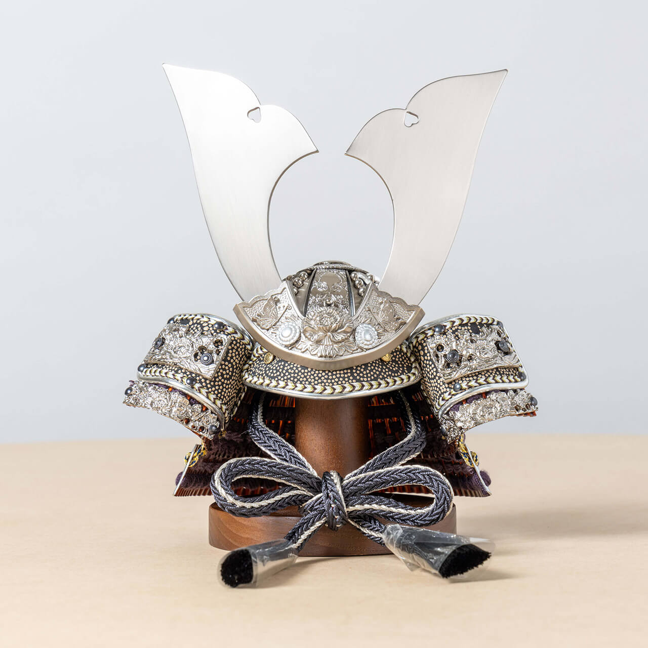 KOTO×悠雅コラボ兜 銀大鍬 麻の葉 NB収納