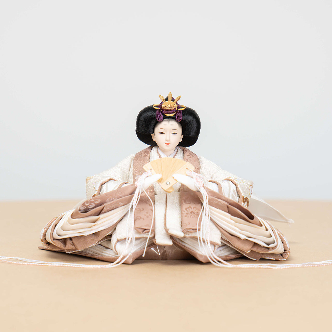 ことのひな人形 ほのか 麻の葉B平台 銀 駿河行燈付