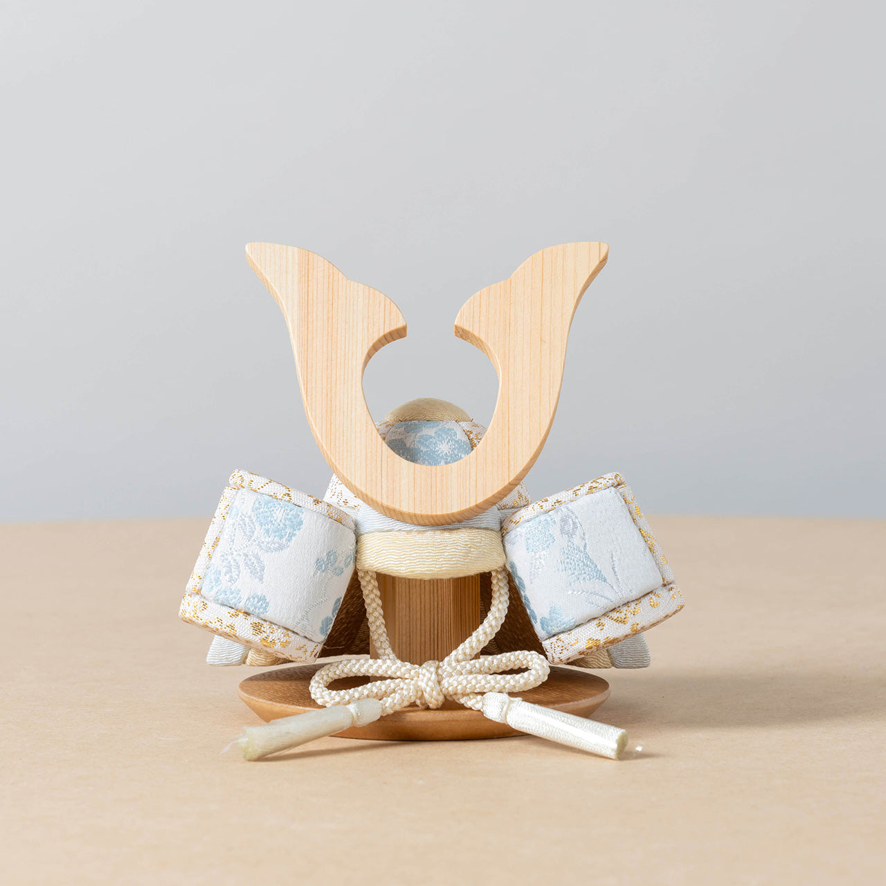 ことの木目込かぶと そら 鍬形 灯丸衝立 麻の葉 N