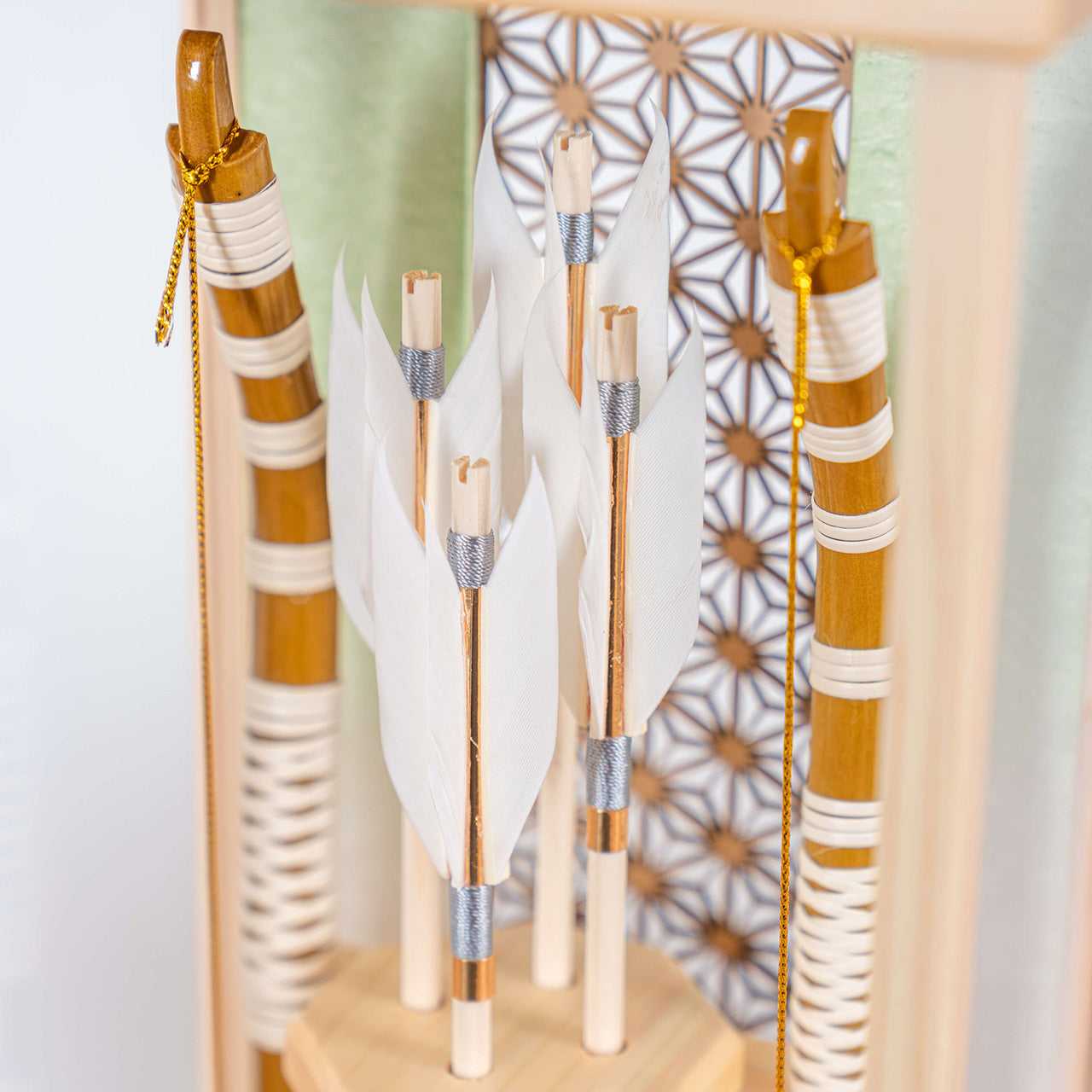 ことの破魔弓　ひのき麻の葉　だいち