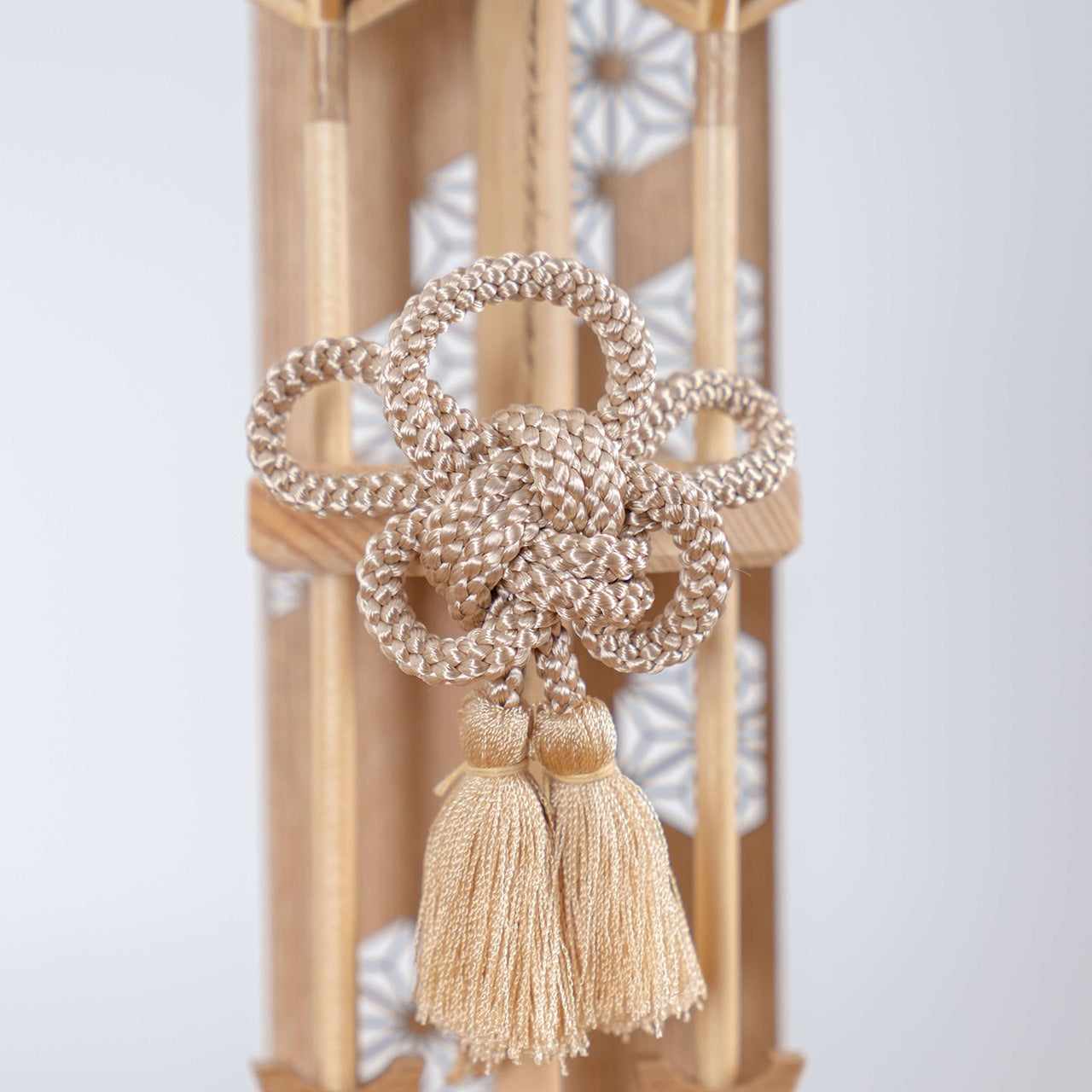 ことの木製破魔弓　麻の葉　N出し飾り