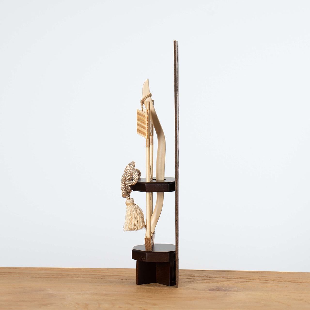 ことの木製破魔弓　麻の葉　B出し飾り