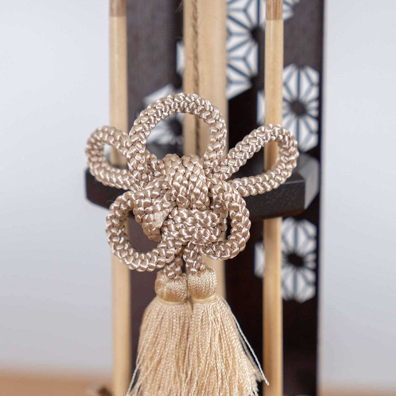 ことの木製破魔弓　麻の葉　B出し飾り