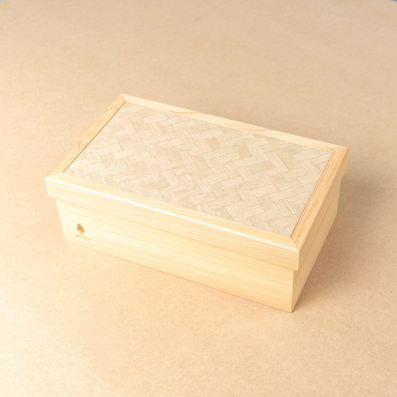 ことの木製ひな人形　5人飾り　収納