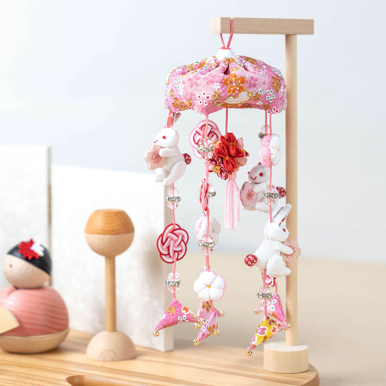 ことの木製ひな人形　つるし飾り　NP平台