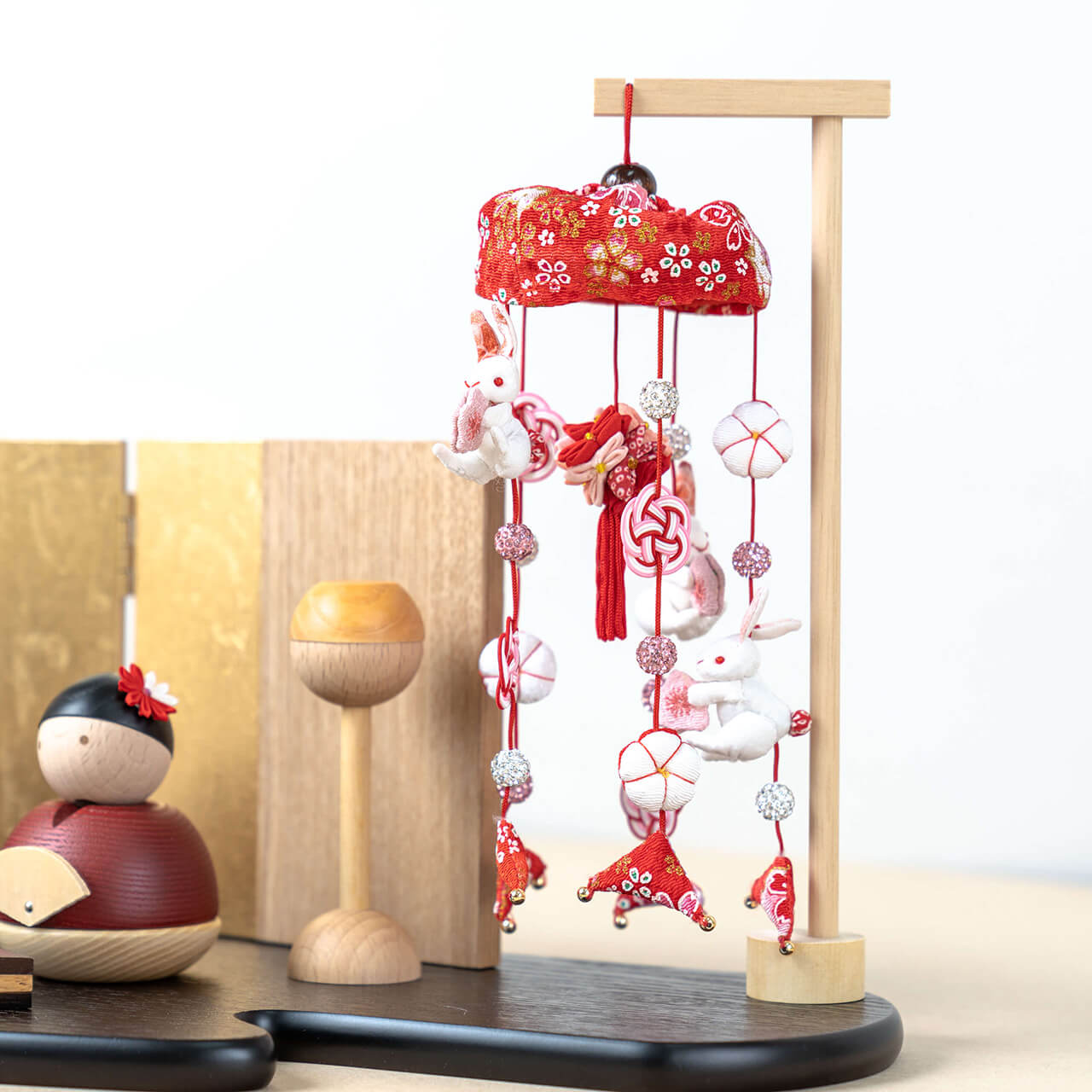 ことの木製ひな人形　つるし飾り　BR平台