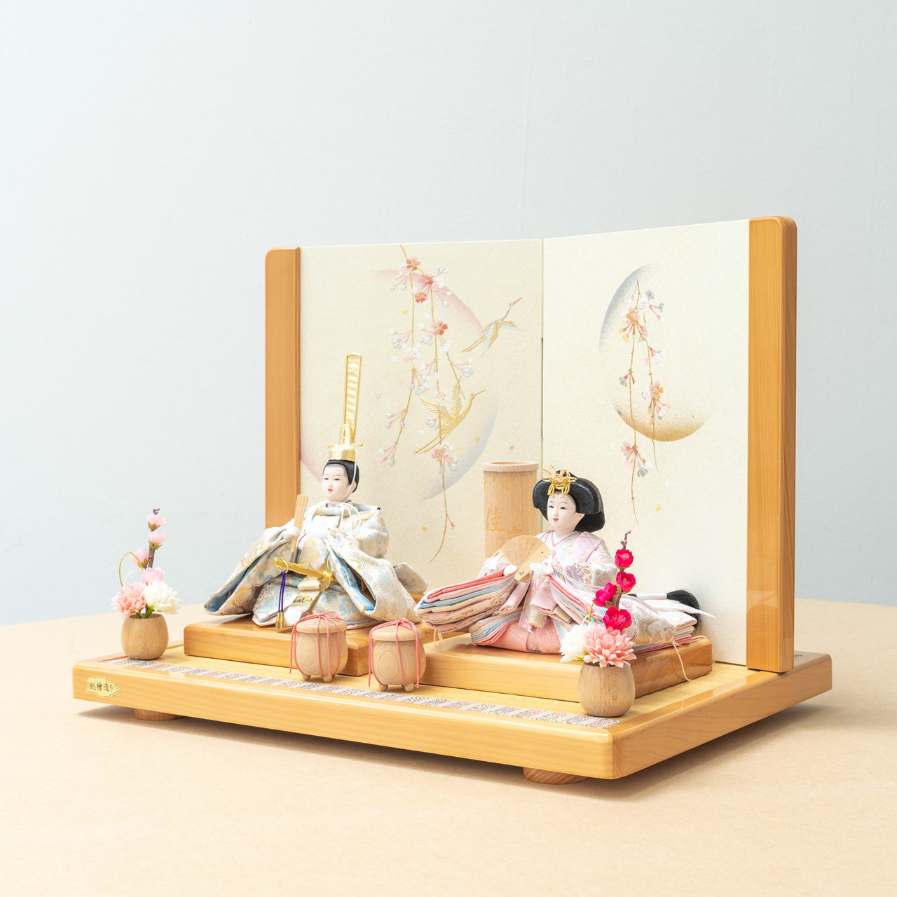 【早割】ことのひな人形　そら　ひのき　平台