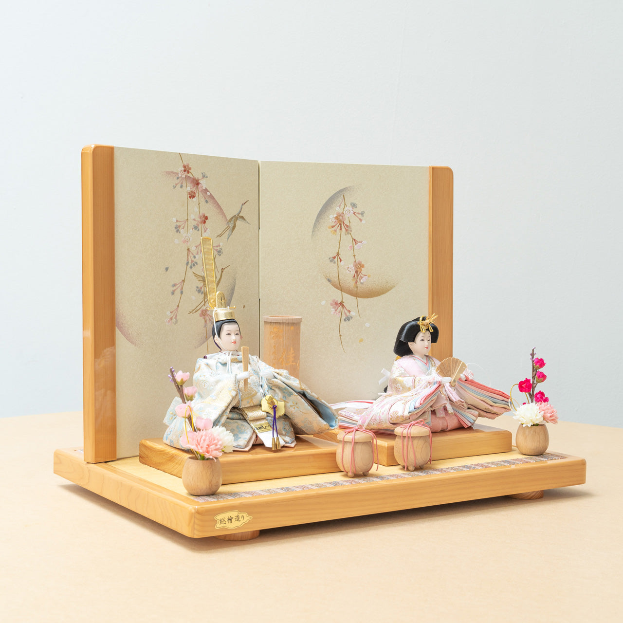 【早割】ことのひな人形　そら　ひのき　平台