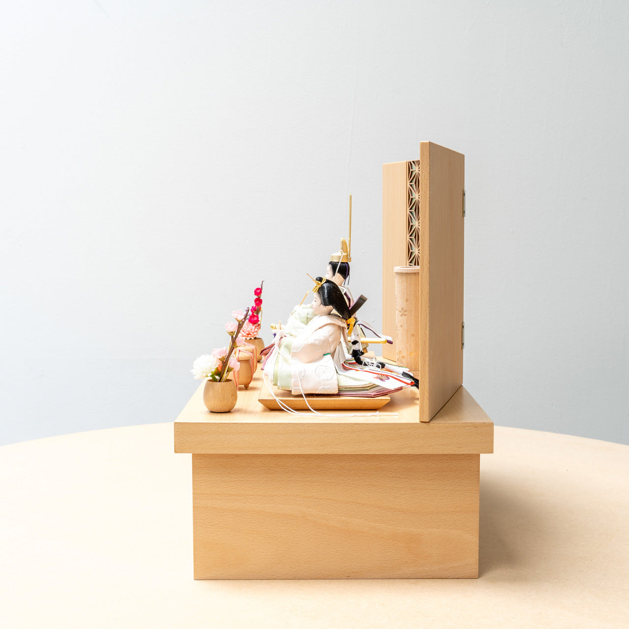 ことのひな人形　このは　麻の葉　収納