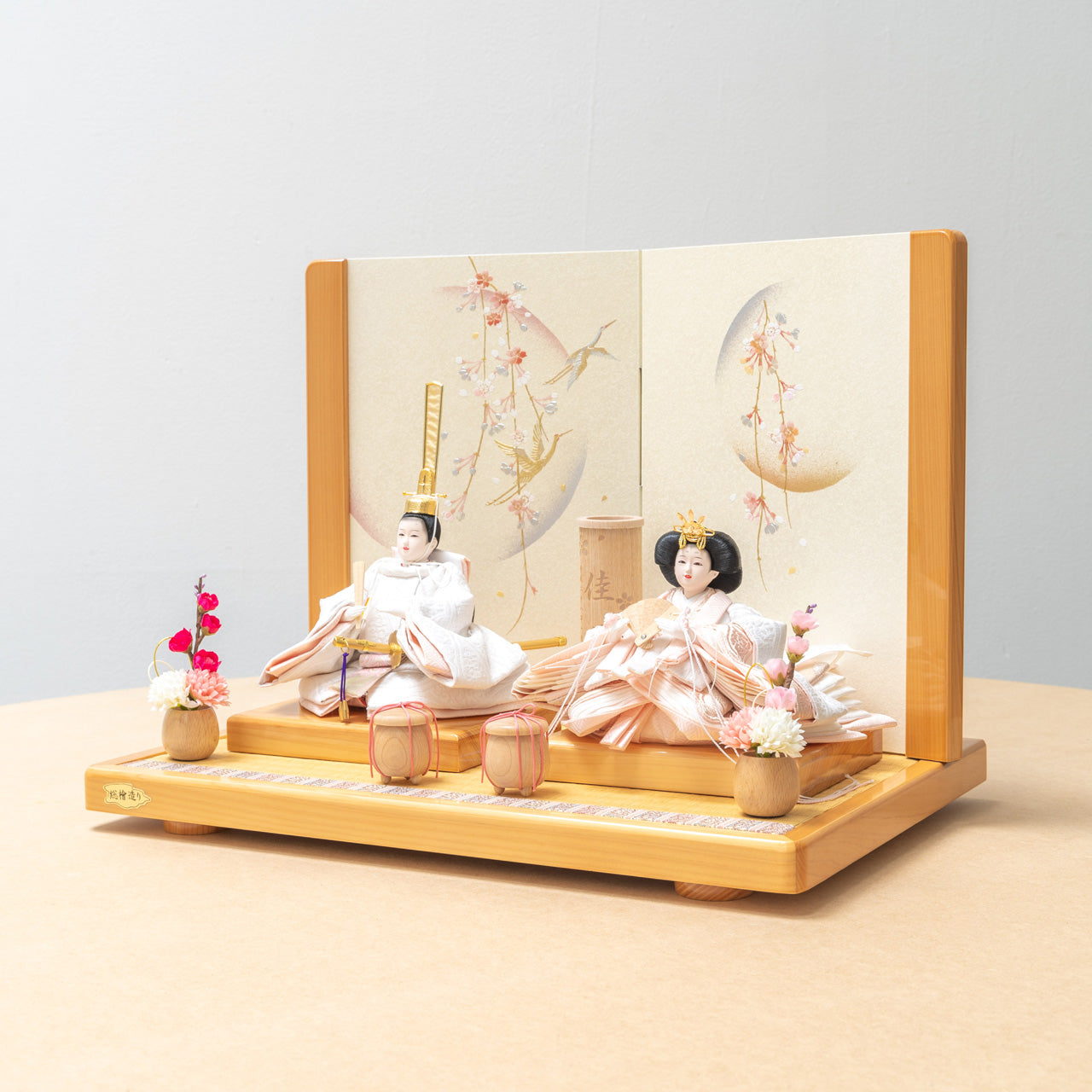 【早割】ことのひな人形　ゆき　ひのき　平台